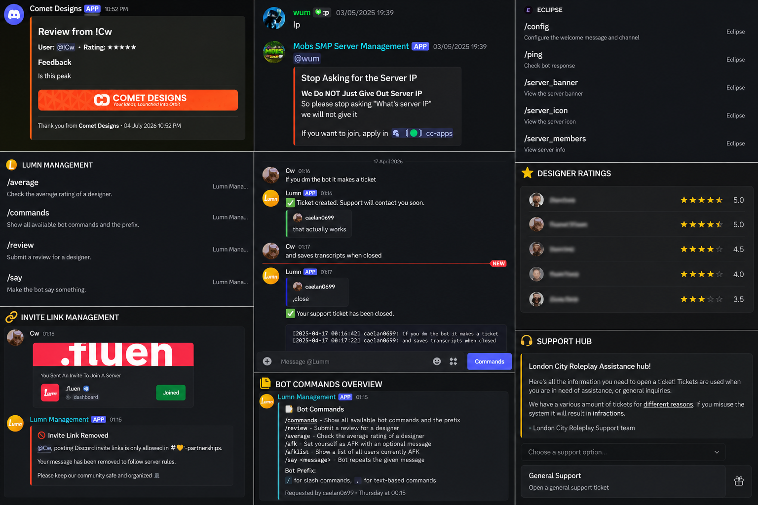 Discord bots.